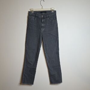 J Brand Jules Style Charcoal Denim Jeans Sz 26